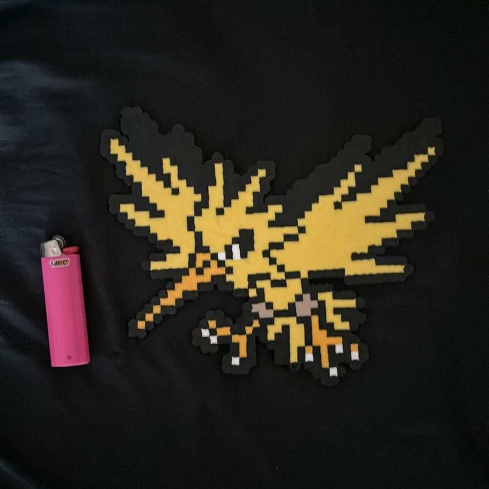 Pokemon Zapdos Perler bead